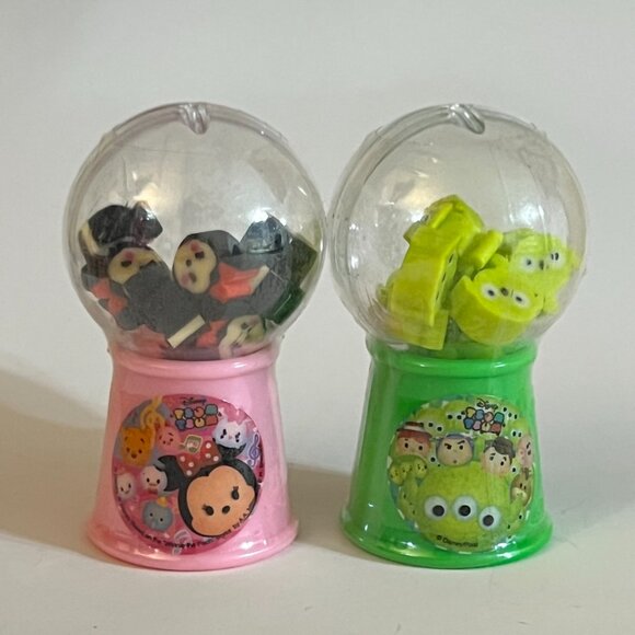 Lot of 6 Disney Mini Erasers Gumball Machines from Hong Kong Disneyland - Picture 5 of 7